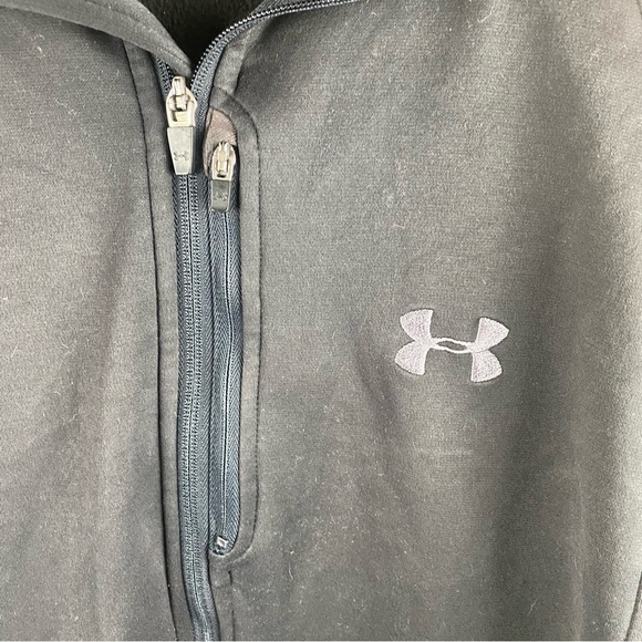 Under Armour Black Zip-up Jacket Men’s Large - Picture 8 of 10